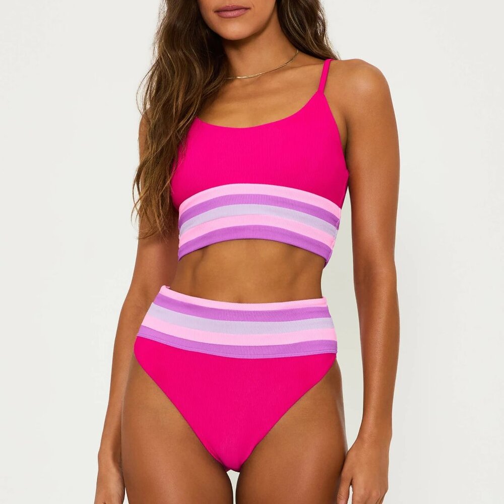 NWT Millie Bottom in Raspberry Colorblock - Picture 8 of 10